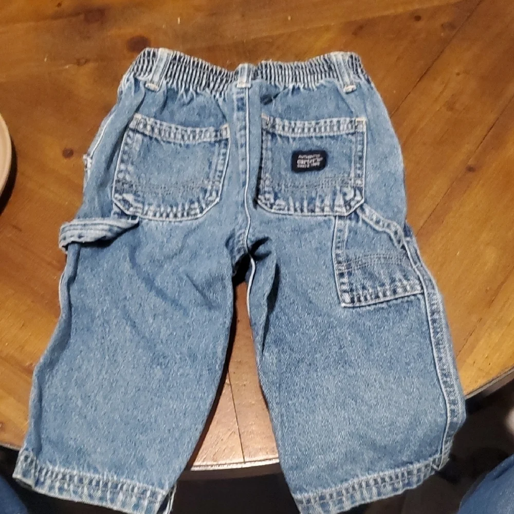 🐻     Carter's Blue Denim Jeans with Elastic Waist